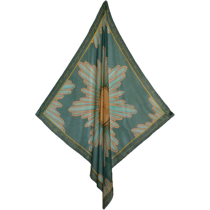 Debbie's Amaryllis Square Scarf