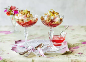 Luxury Rhubarb and Ginger Sundaes