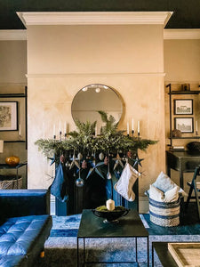 How to Create a Showstopping Festive Fireplace