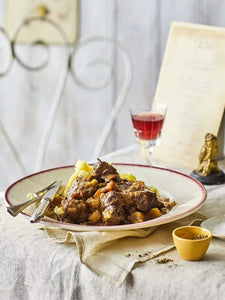 Slow-Cooked Shin of Beef and Red Wine Stew