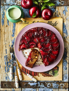 Upside Down Plum Cake