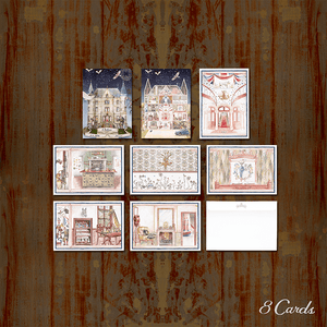 Watercolour Set of 8 Cards & Postcards